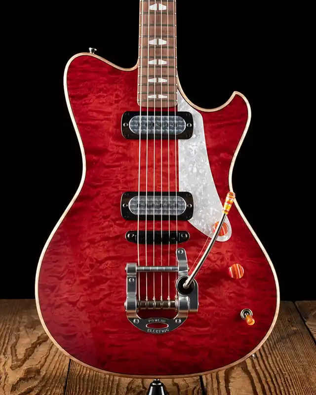 Affordable Powers Electric A-Type Select Maple - Cosmo Red