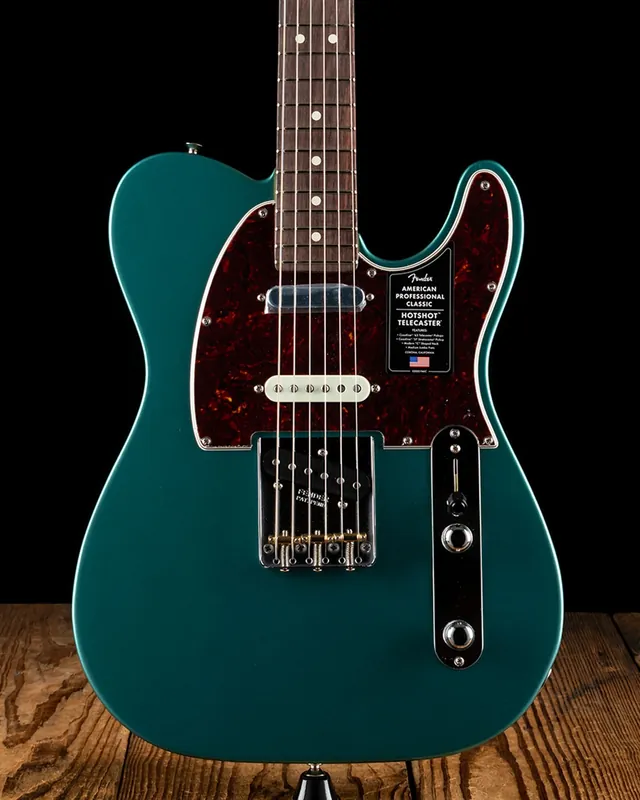 Fender American Pro Classic Hotshot Tele - Faded Sherwood Green New Release