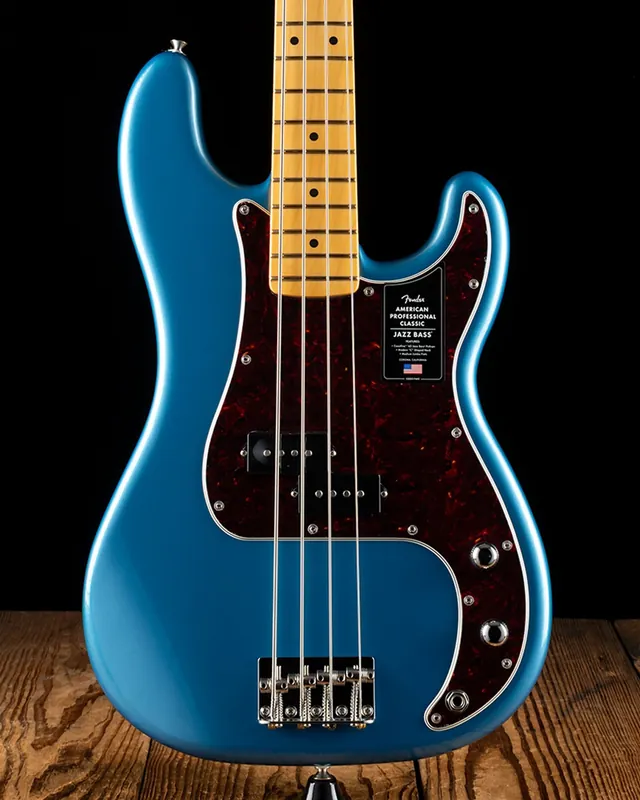 Fender American Pro Classic Precision Bass - Faded Lake Placid Blue Best Seller