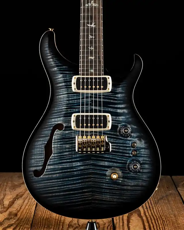 PRS 40th Ann Custom 24-08 Semi-Hollow - Faded Whale Blue Smokeburst Hot Deal