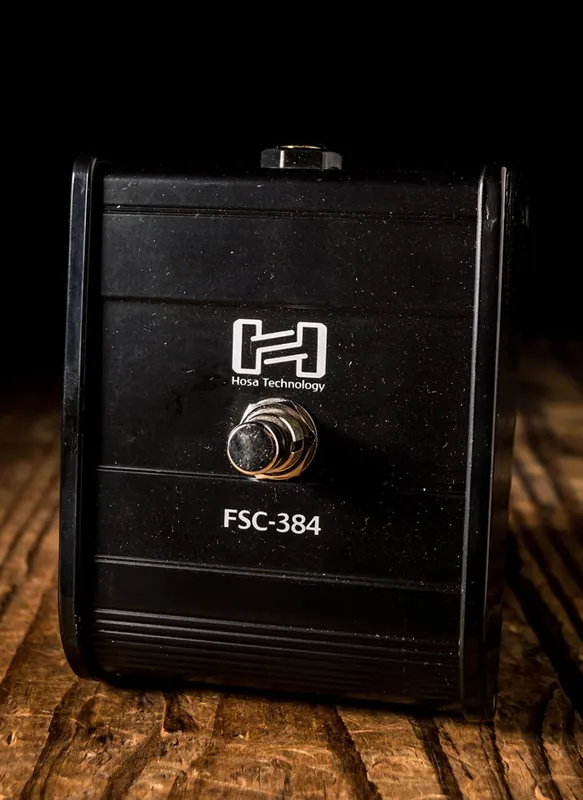 Professional Grade Hosa FSC-384 Single-Latching Guitar-Style Footswitch