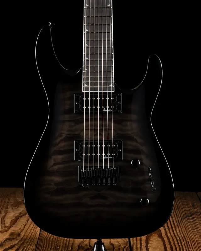 Crafted Jackson JS Series Dinky Arch Top JS22Q-7 DKA HT - Trans Black Burst