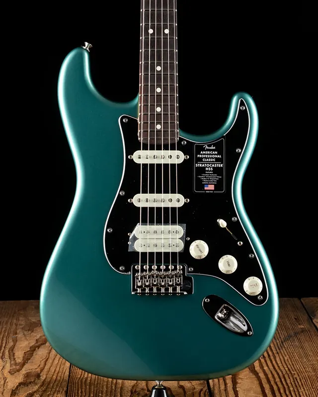 Fender American Professional Classic Strat HSS - Sherwood Green Metallic Grab Now
