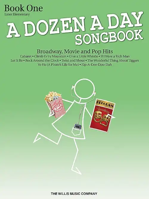 A Dozen a Day Songbook - Book 1 Later Elementary to Early Intermediate Level New Release