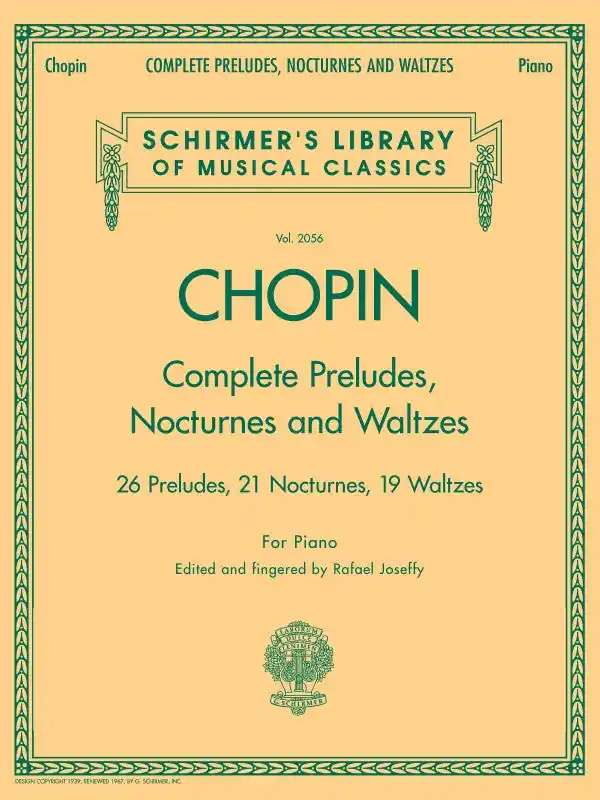 Super Sale F. Chopin - Complete Preludes, Nocturnes and Waltzes - 26 Preludes, 21 Nocturnes, 19 Waltzes