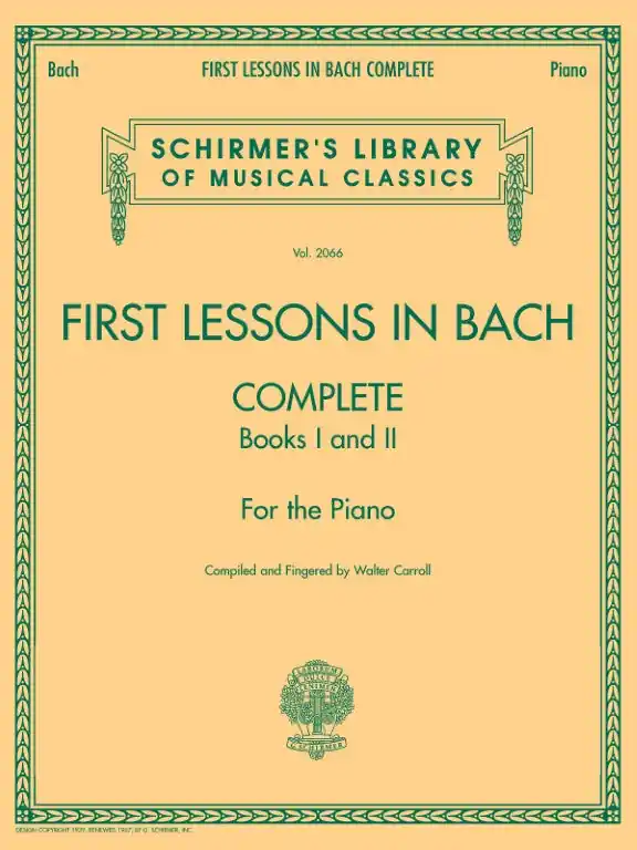 Express Delivery J.S. Bach - First Lessons In Bach - Complete - Books I and II - For the Piano
