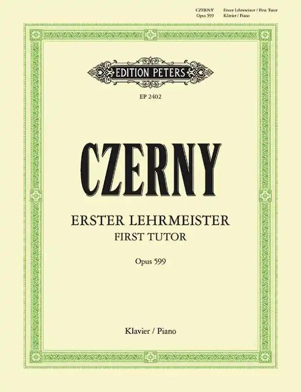 Same Day Shipping C. Czerny - First Tutor Op. 599 for Piano