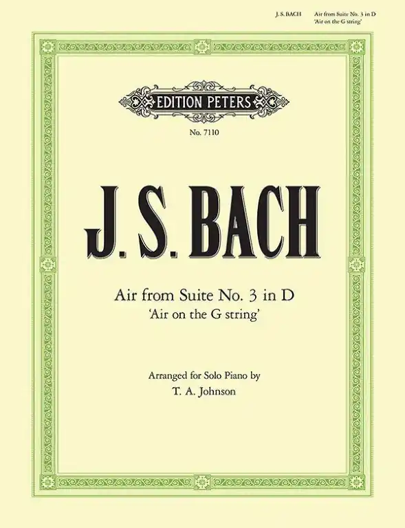 J.S. Bach - Air on the G String from Orchestral Suite No. 3 in D BWV 1068 (Arr. for Piano) Cheap