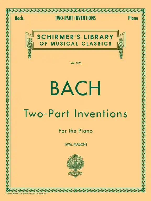 J.S. Bach - 15 Two-Part Inventions - For the Piano Next Day Delivery