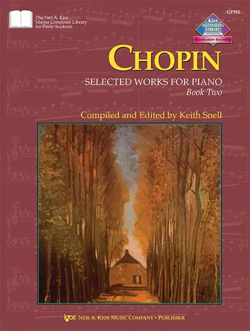 F. Chopin Selected Works For Piano, Book 2 Free Shipping