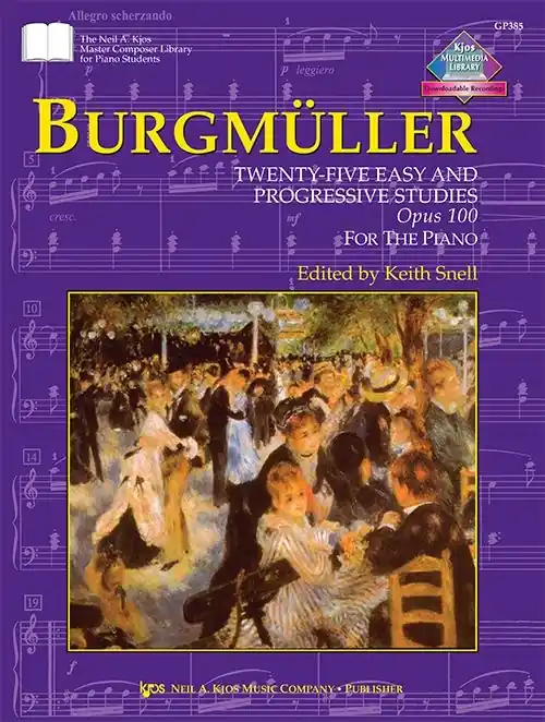 F. Burgmuller - 25 Easy & Progressive Studies, Op. 100 Warranty Included
