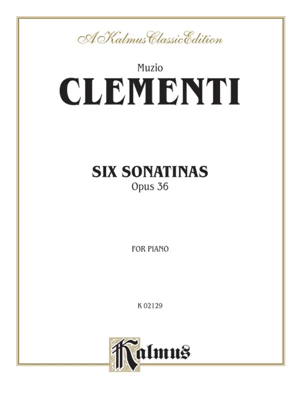 M. Clementi - Six Sonatinas, Opus 36 Bulk Order