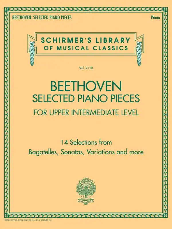 Special Discount L.V. Beethoven - Selected Piano Pieces - For Upper Intermediate Level