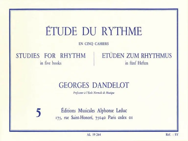 Free Returns G. Dandelot - Etude Du Rythme - Volume 5