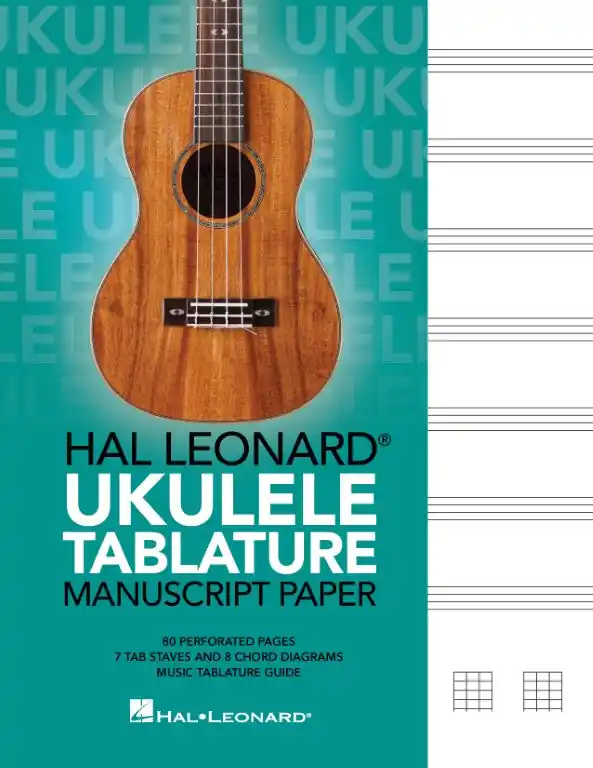 Hal Leonard Ukulele Tablature Manuscript Paper Mega Sale
