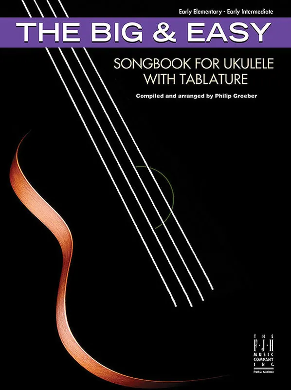 Luxury The Big & Easy Songbook for Ukulele with Tablature