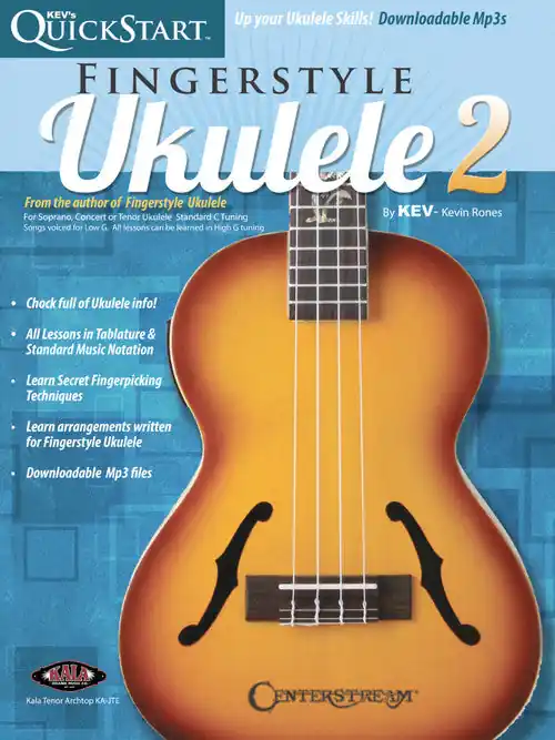 Holiday Sale Kev's QuickStart for Fingerstyle Ukulele - Volume 2