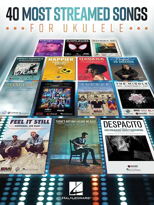 Fan Favorite 40 Most Streamed Songs for Ukulele