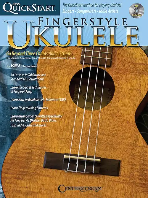 Free Returns Kev's QuickStart for Fingerstyle Ukulele