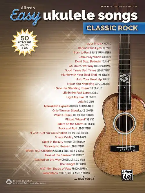 Viral Alfred's Easy Ukulele Songs: Classic Rock