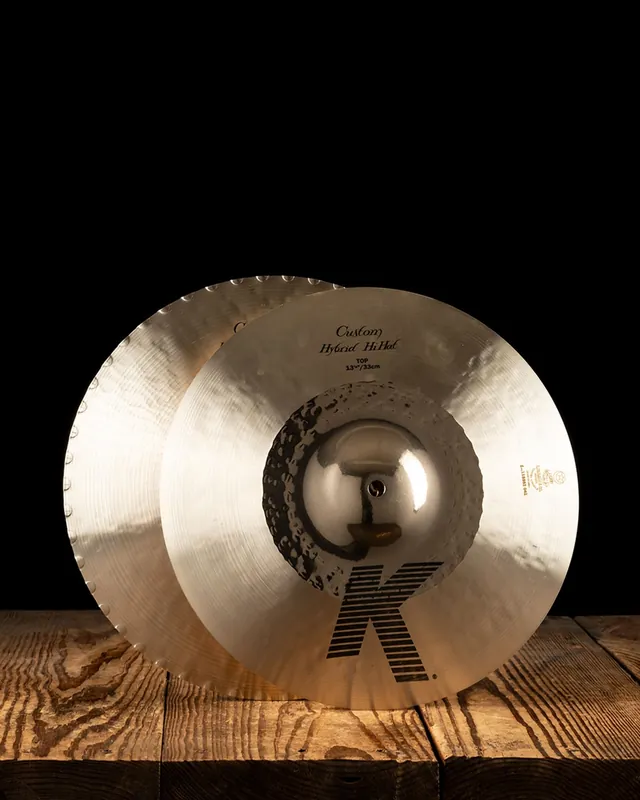 Best Seller Zildjian K1213 - 13 1/4" K Custom Series Hybrid Hi-Hats