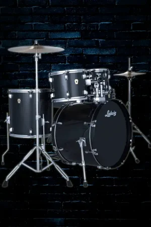 Affordable Ludwig Accent Series Drive 5-Piece Drum Set -Moon Dust