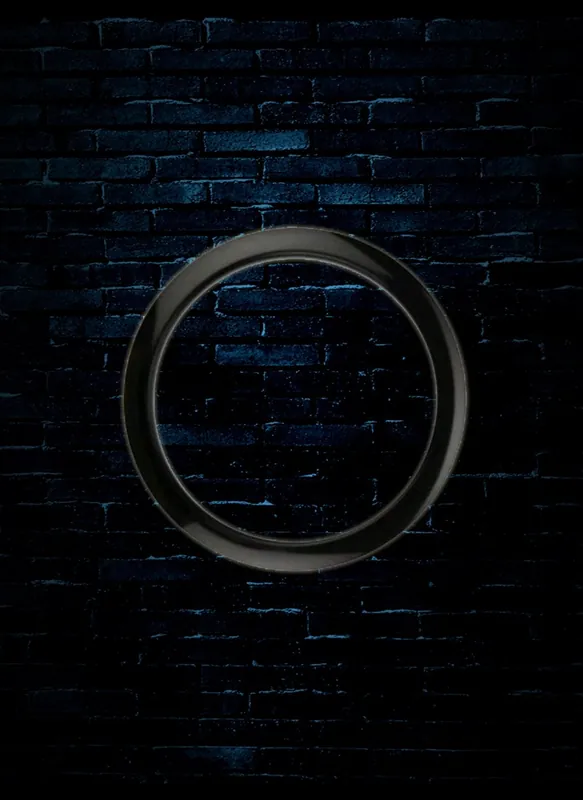 Same Day Shipping Holz HBL5 - 5" Snapperz Bass Drum Sound Hole Reinforcement - Black