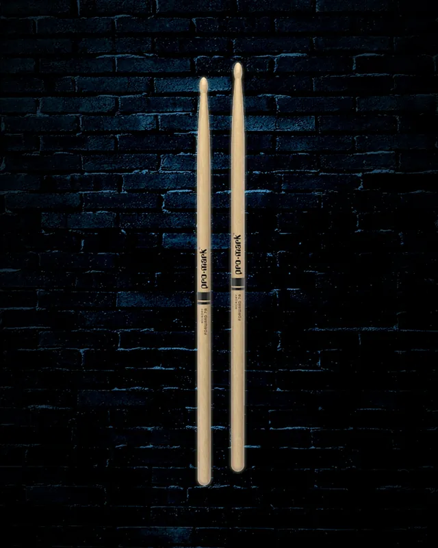 Promark TX7AW Hickory 7A Wood Tip Drumsticks Price Cut