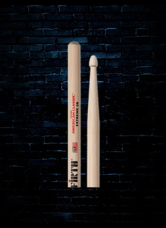 Markdown Vic Firth X5B Extreme 5B American Classic Wood Tip Drumsticks