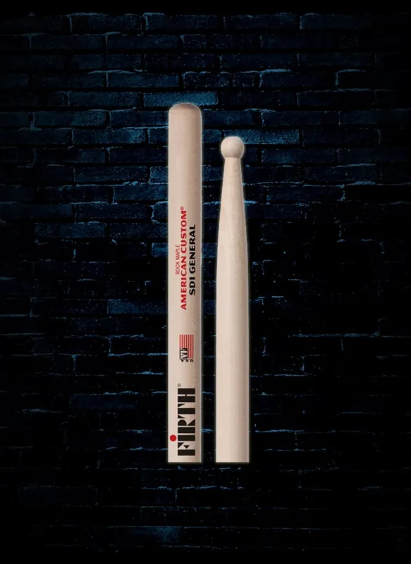 Vic Firth SD1 General American Custom Wood Tip Drumsticks Big Sale