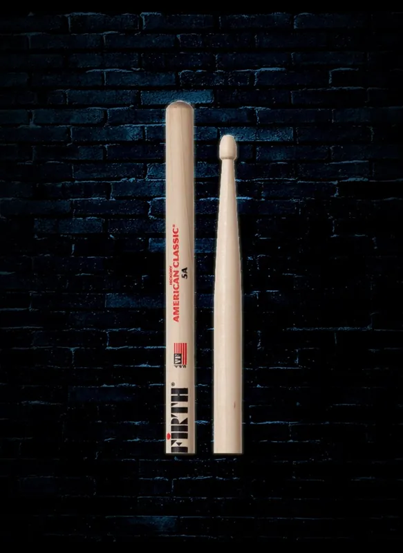 Vic Firth 5A American Classic Wood Tip Drumsticks Trusted Brand