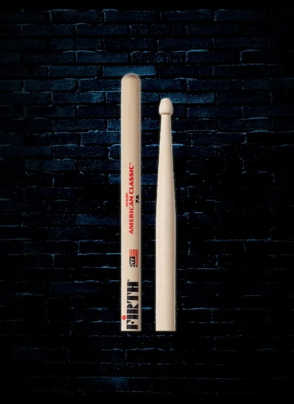 Vic Firth 7A American Classic Nylon Tip Drumsticks Place Order