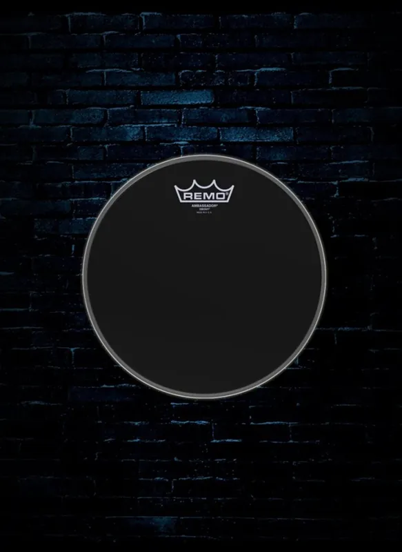 Don’t Miss Out Remo BE-0812-ES - 12" Emperor Black Suede Drumhead