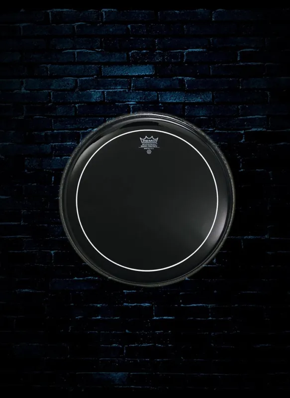 High Quality Remo ES-0612-PS - 12" Pinstripe Ebony Drumhead