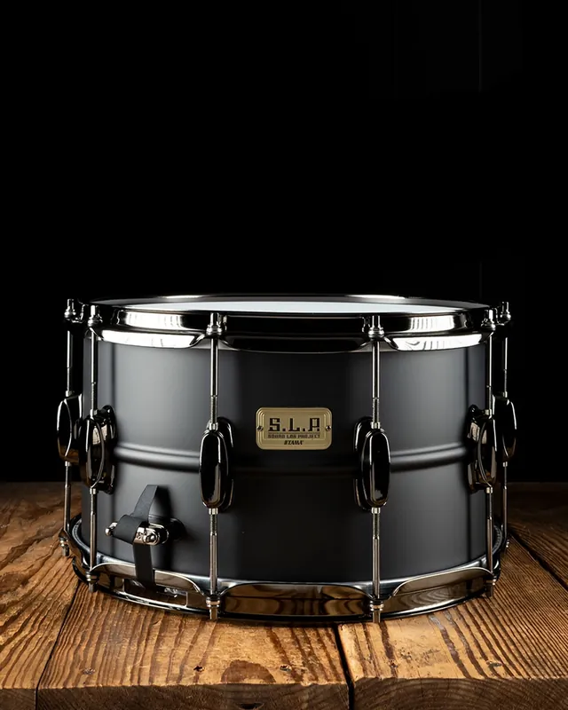 Special Offer Tama LST148 - 8"x14" SLP Series Big Black Steel Snare Drum - Matte Black