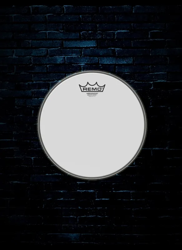 Remo BA-0210-00 - 10" Ambassador Smooth White Drumhead Limited Time