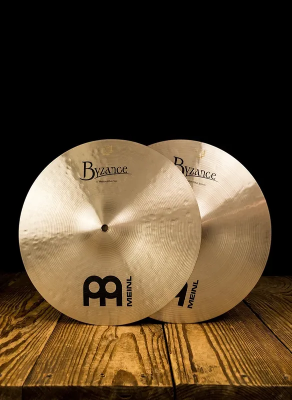 Meinl B14MH - 14" Byzance Traditional Medium Hi-Hats Grab Now
