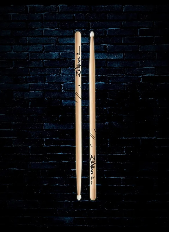 Zildjian Z7AN - 7A Nylon Tip Hickory Drumsticks Same Day Shipping