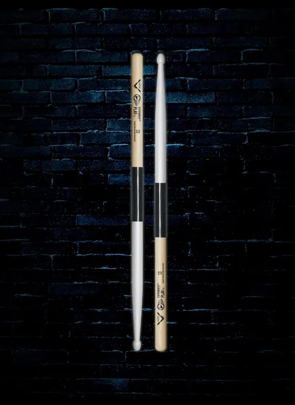 Vater VEP5BW Extended Play Series 5B Hickory Wood Tip Drumsticks Reduced Price