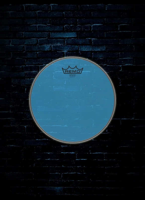 Crafted Remo BE-0312-CT-BU - 12" Emperor Colortone Drumhead - Blue