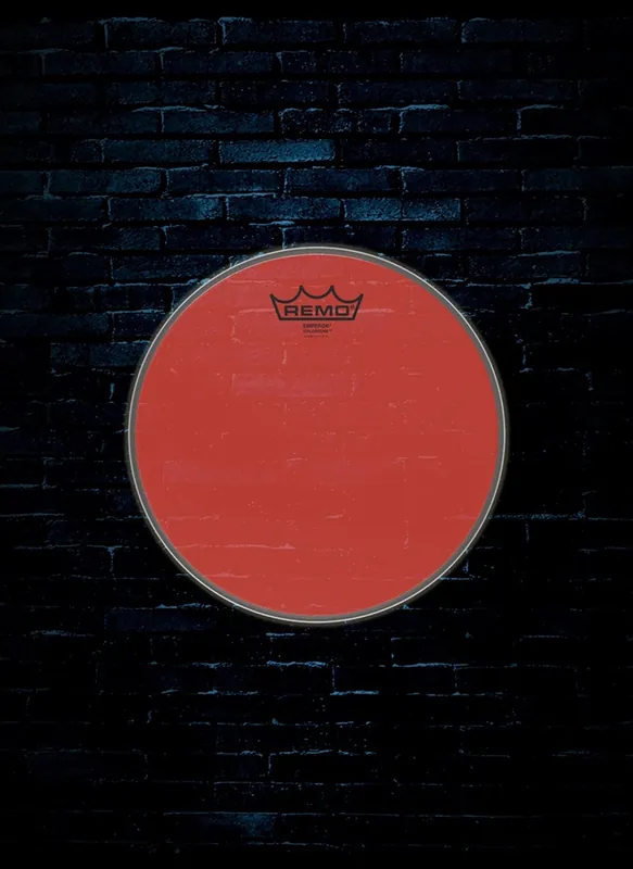 Remo BE-0312-CT-RD - 12" Emperor Colortone Drumhead - Red Affordable