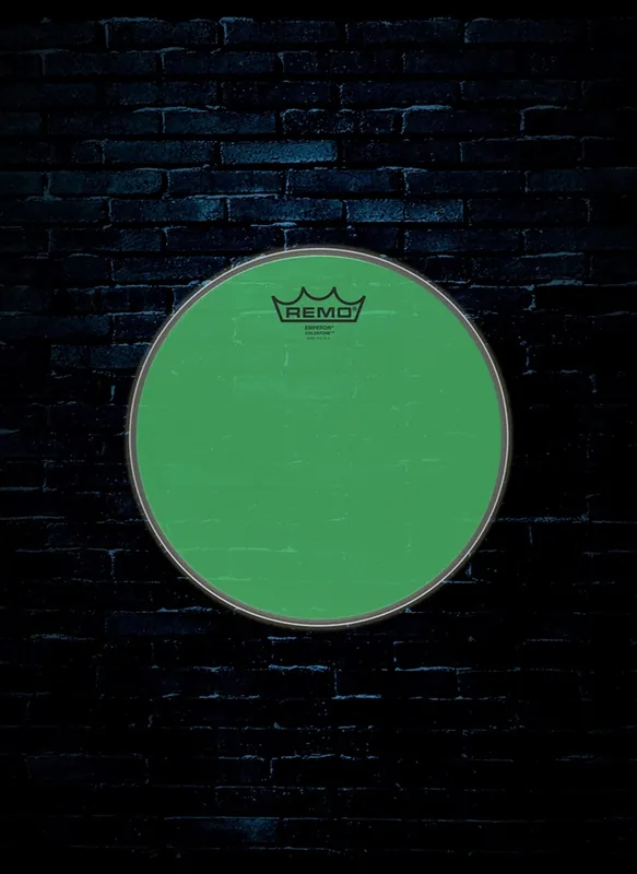 Super Sale Remo BE-0313-CT-GN - 13" Emperor Colortone Drumhead - Green