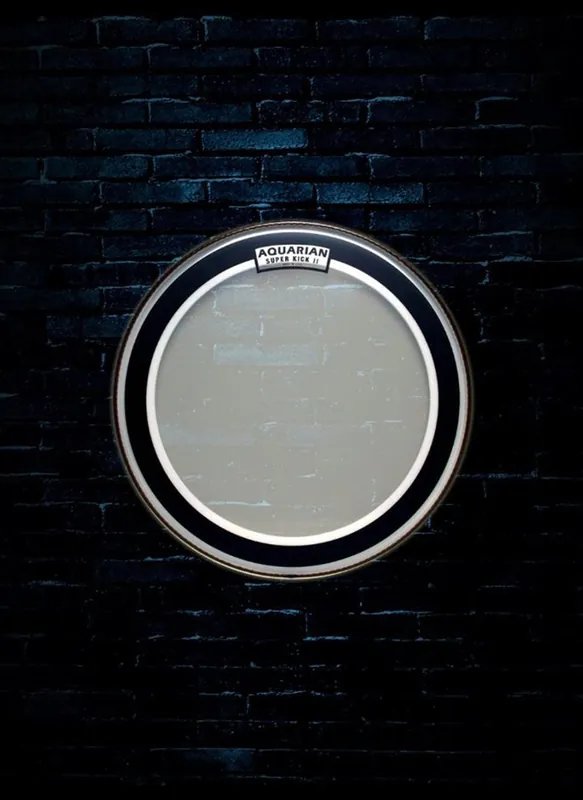Aquarian SKII18 - 18" Super Kick II Clear Bass Drumhead New Release