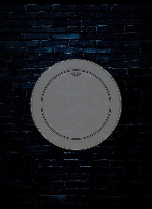 New Arrival Remo P3-1322-CT-SM - 22" Powerstroke P3 Colortone Bass Drumhead - Smoke
