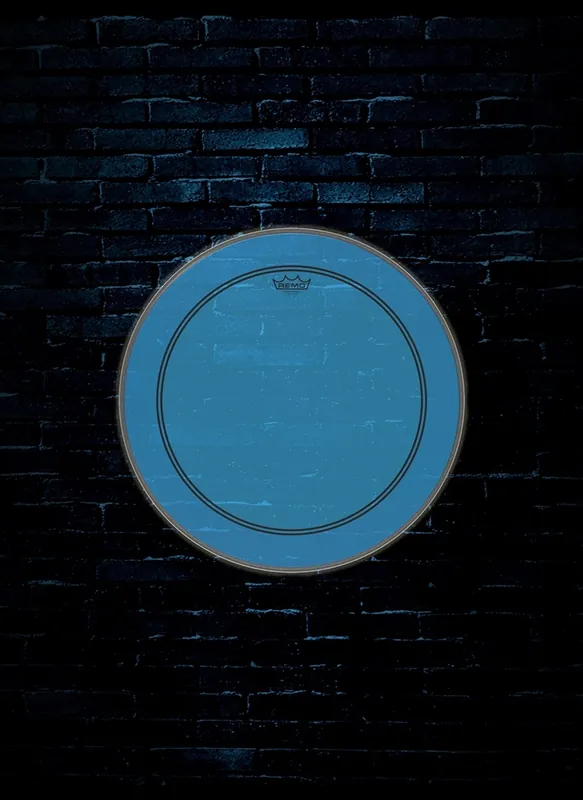 Markdown Remo P3-1322-CT-BU - 22" Powerstroke P3 Colortone Bass Drumhead - Blue