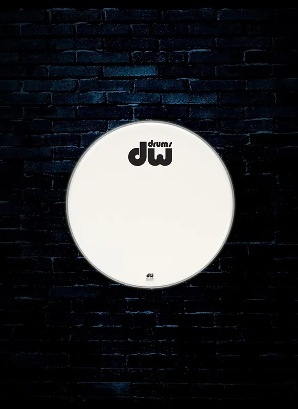 Latest DW DRDHAW22K - 12" AA 2-Ply Smooth Bass Drumhead