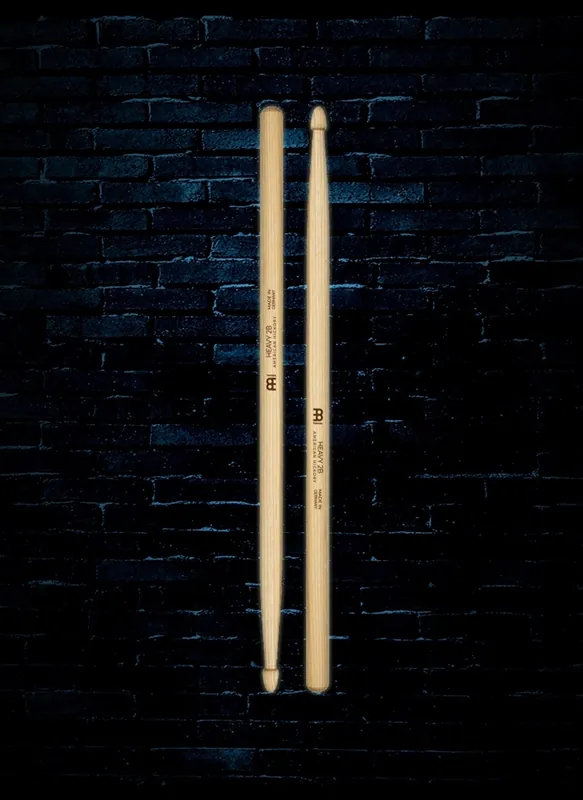 Meinl SB110 Heavy 2B Hickory Acorn Wood Tip Drumsticks Worldwide Shipping