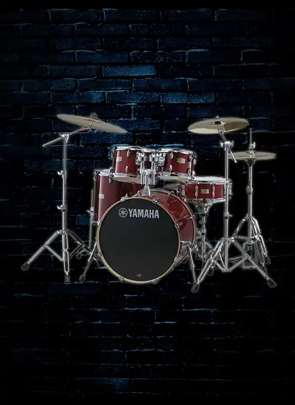 Yamaha Stage Custom Birch 5-Piece Drum Set - Cranberry Red Last Chance