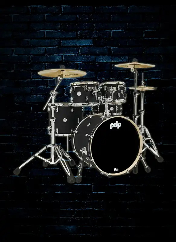 PDP Concept Maple 5-Piece Drum Set - Satin Black Deal