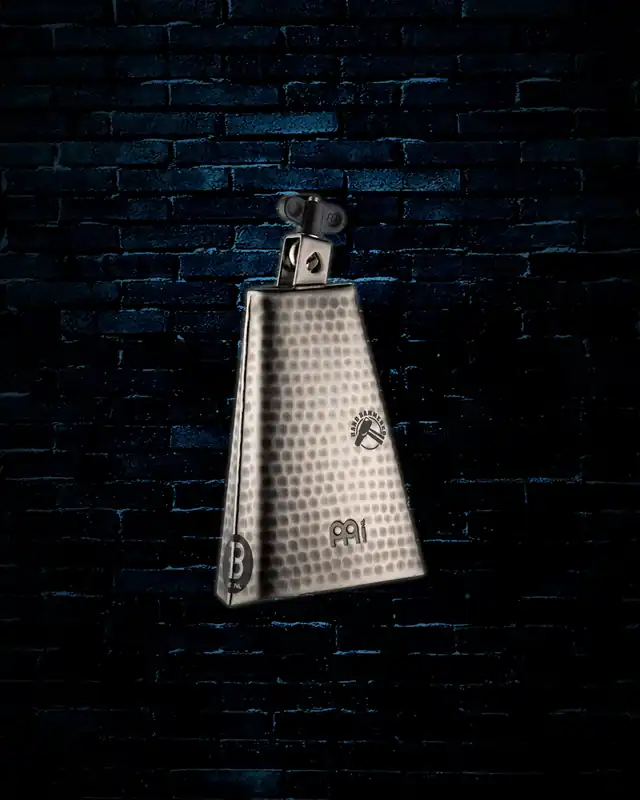 Exclusive Offer Meinl STB80BHH-S - 8" Hammered Cowbell - Handbrushed Steel